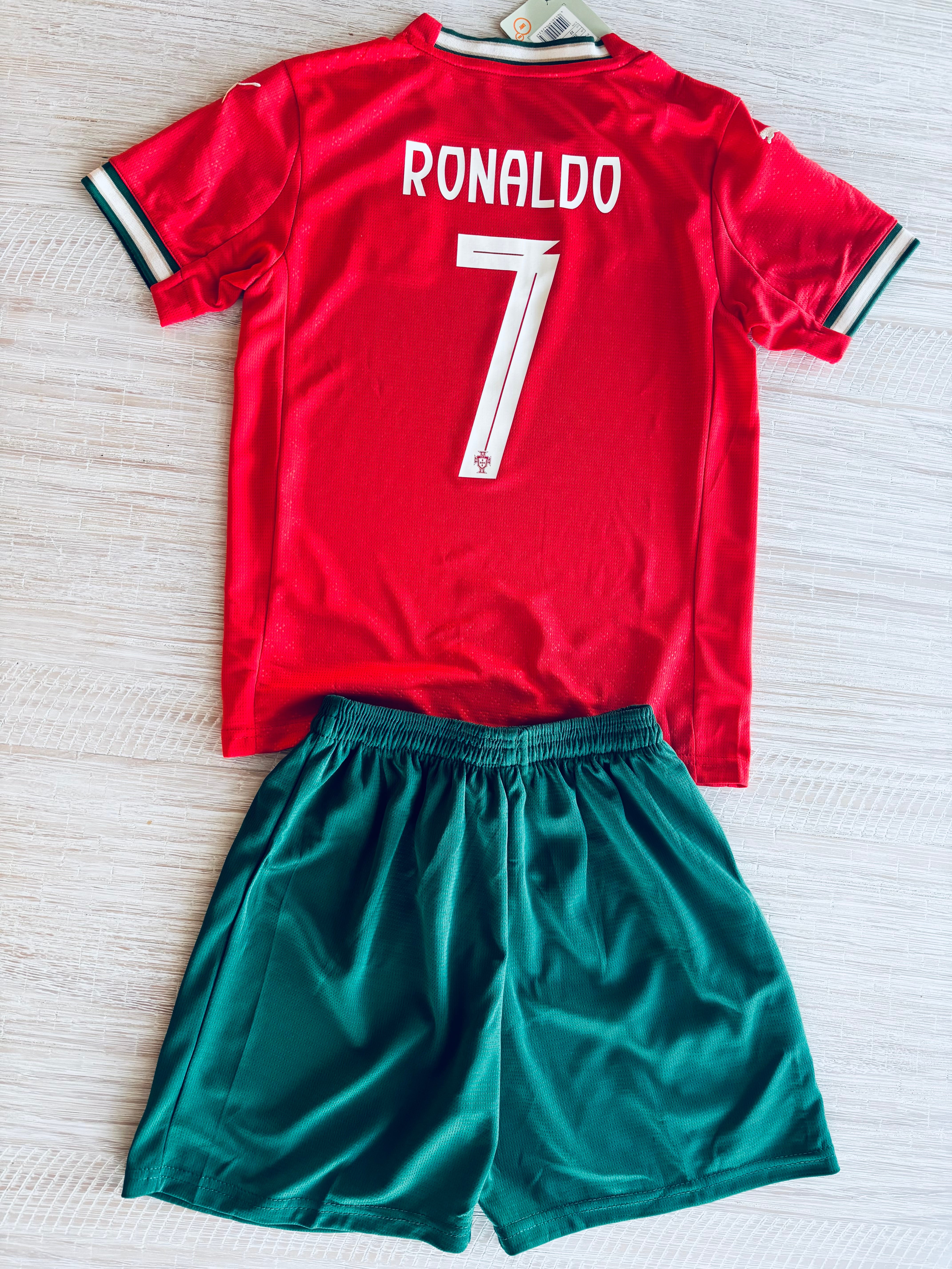 Cristiano Ronaldo Portugal 2025 - 2026 Home Kids Sizes Kit with
