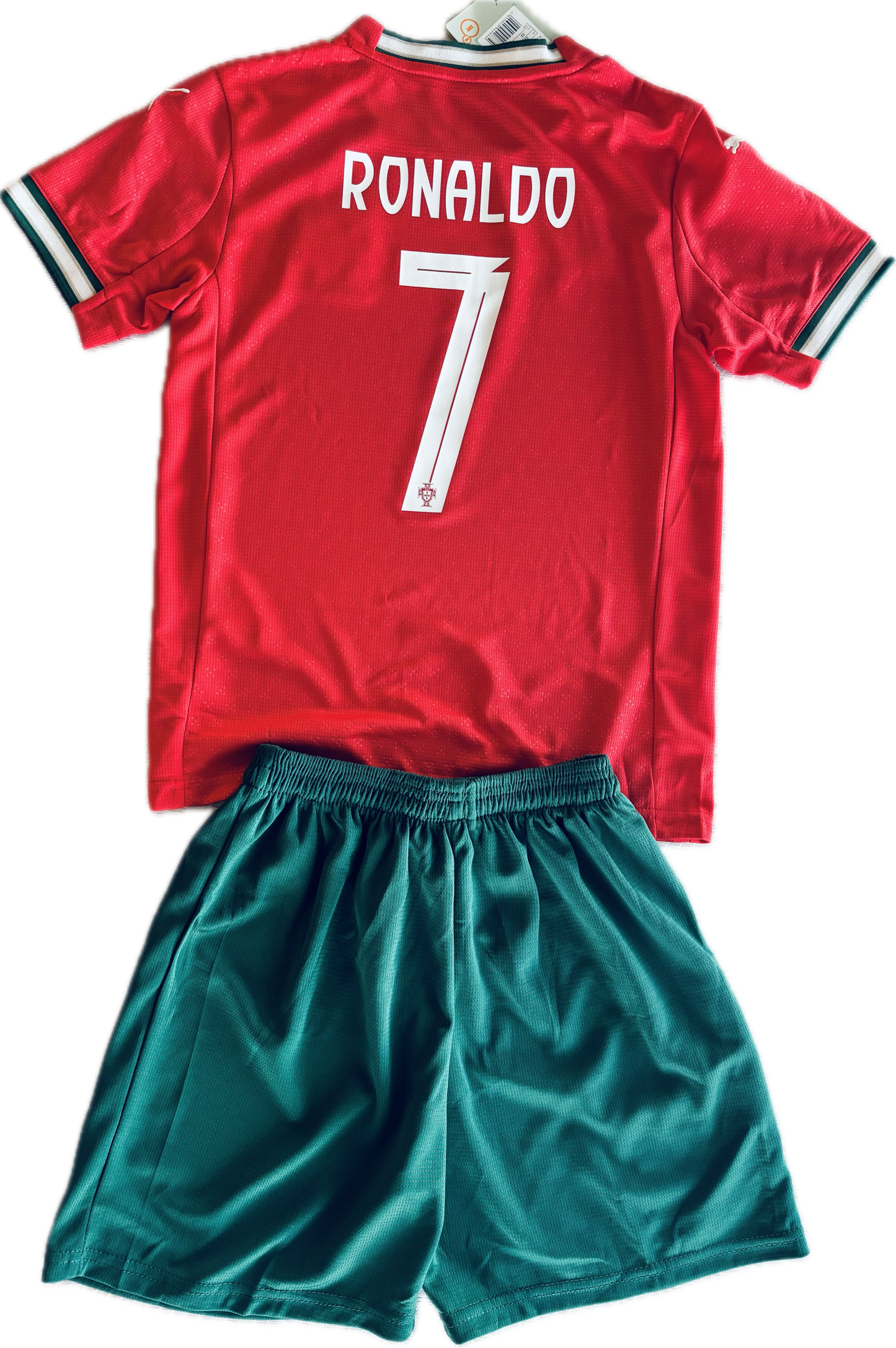 Cristiano Ronaldo Portugal 2025 - 2026 Home Kids Sizes Kit with Shorts