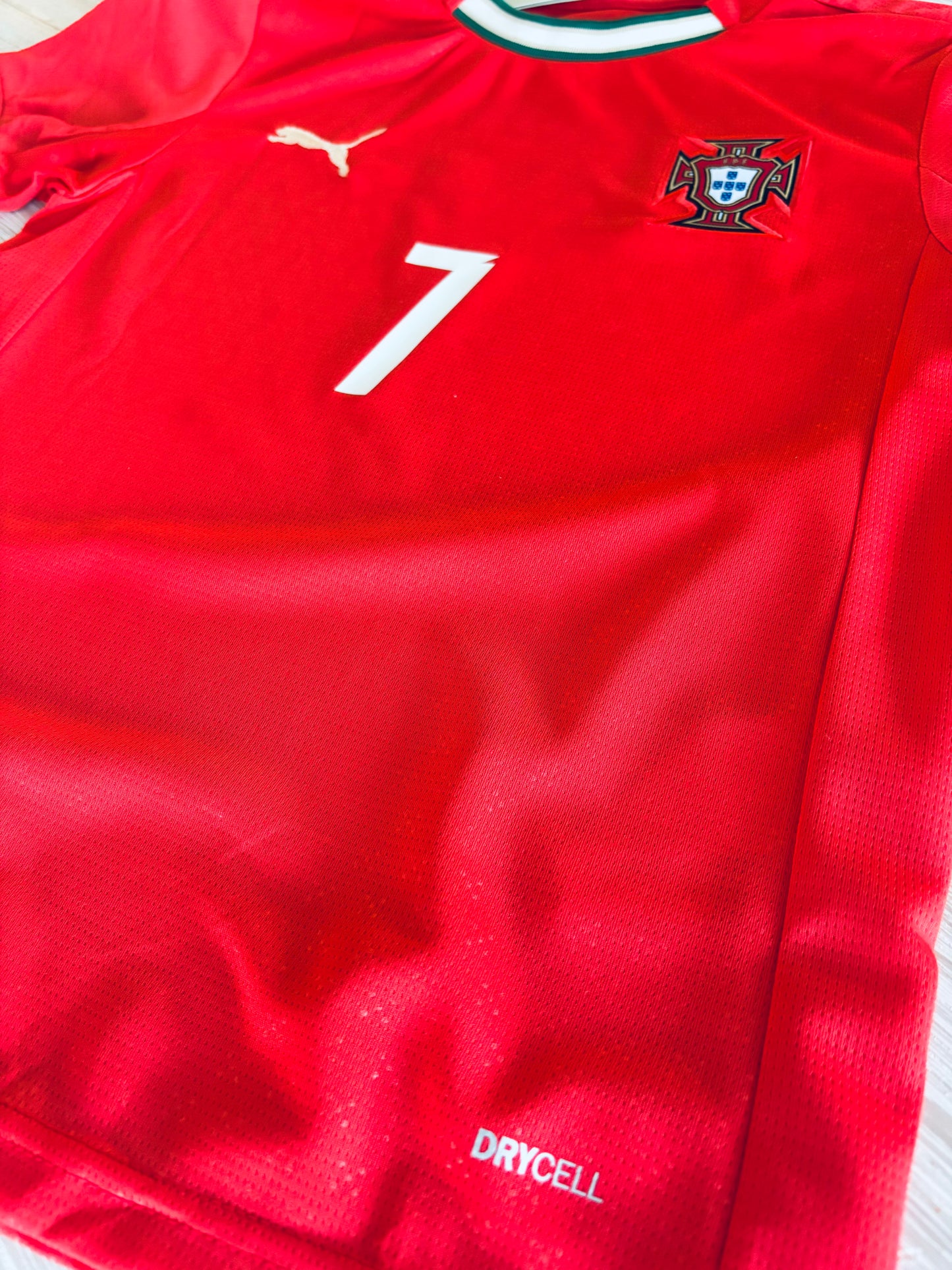 Cristiano Ronaldo Portugal 2025 - 2026 Home Kids Sizes Kit with Shorts