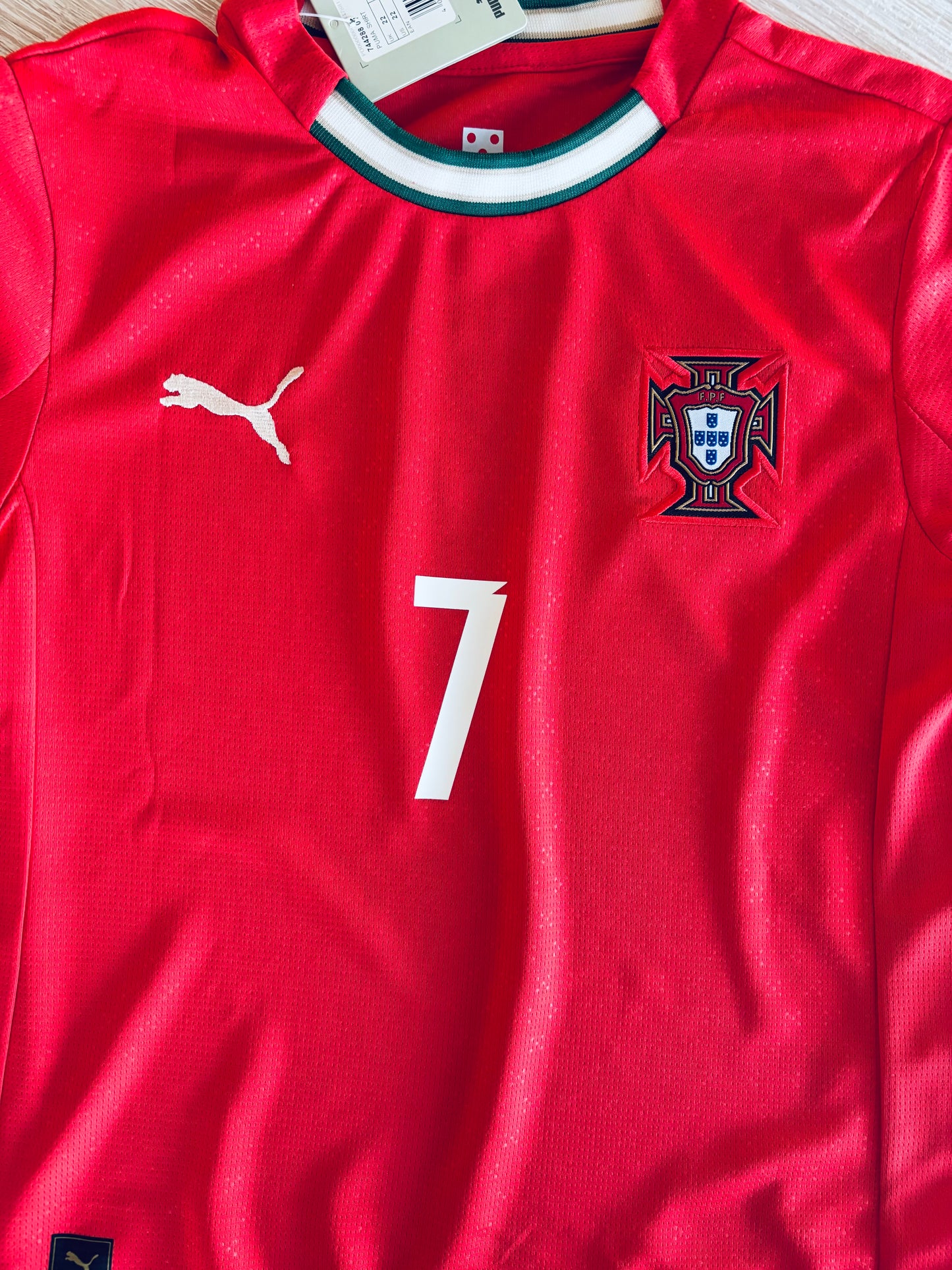Cristiano Ronaldo Portugal 2025 - 2026 Home Kids Sizes Kit with Shorts