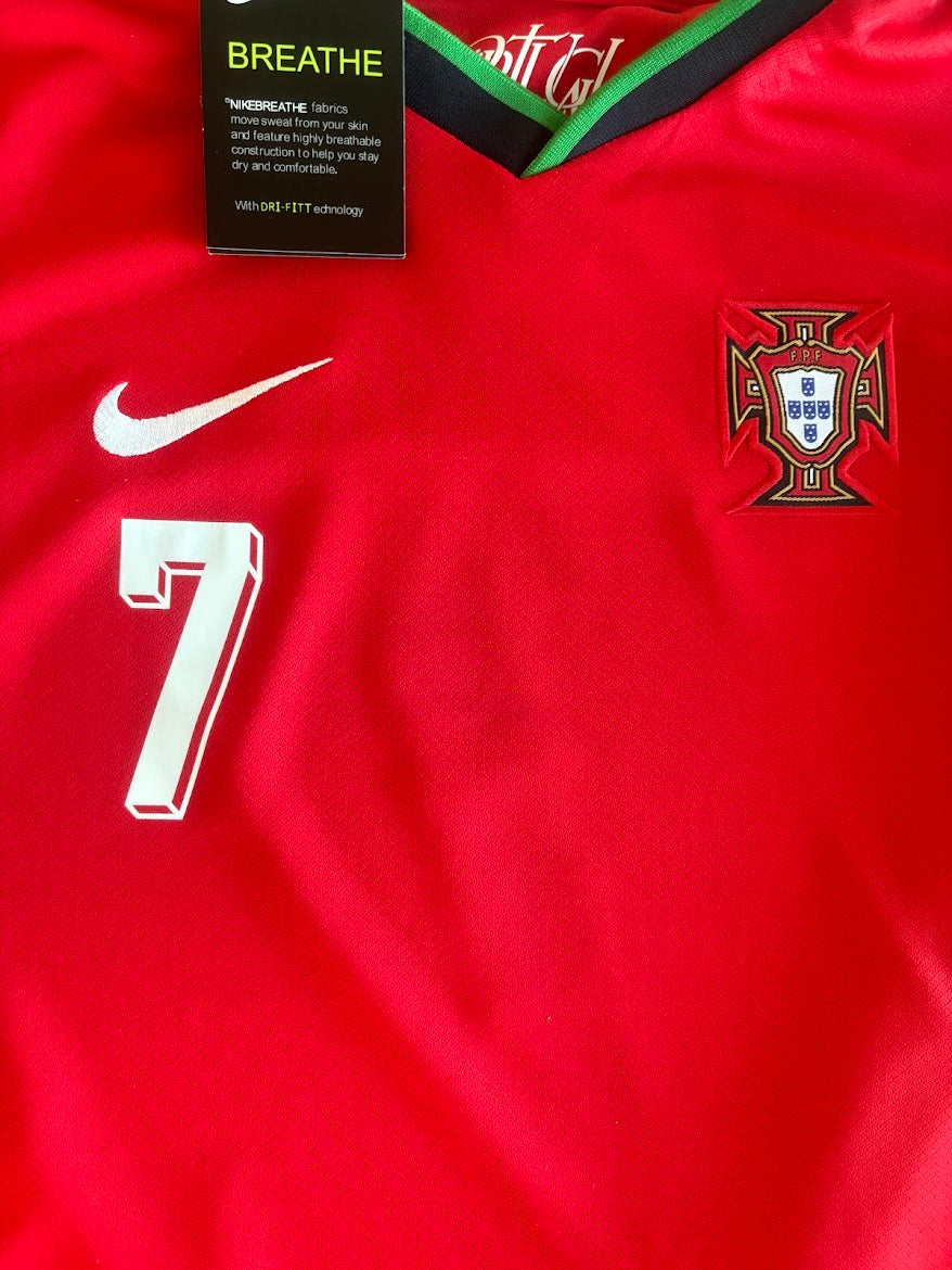 Cristiano Ronaldo Portugal 2024 - 2025 Home Kids Sizes Kit with Shorts